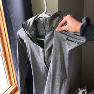 Nike Pro (Dri-Fit) Women’s fleece half zip